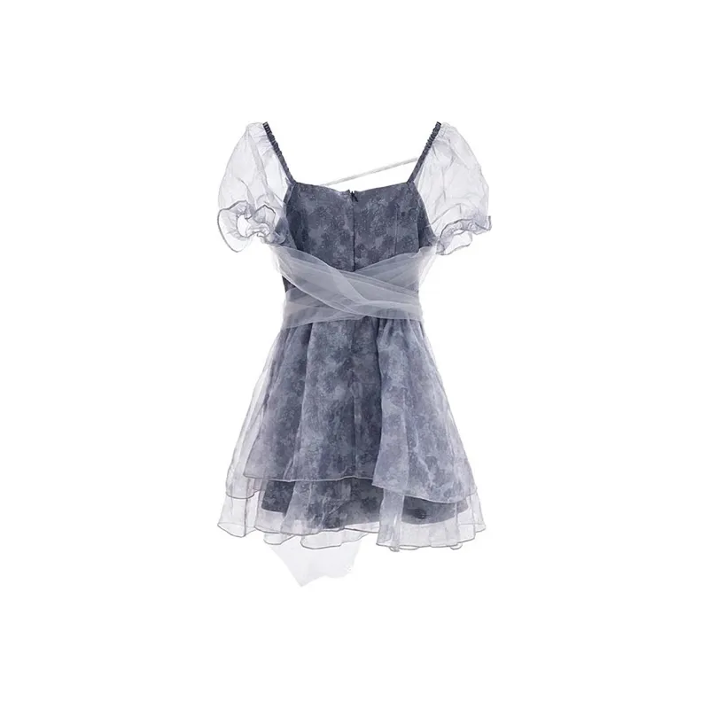 GUOZHEN Short Sleeved Dress Women's-1