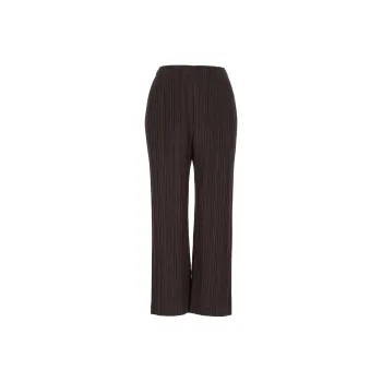 PLEATS PLEASE ISSEY MIYAKE Casual Pants Women's Brown Black