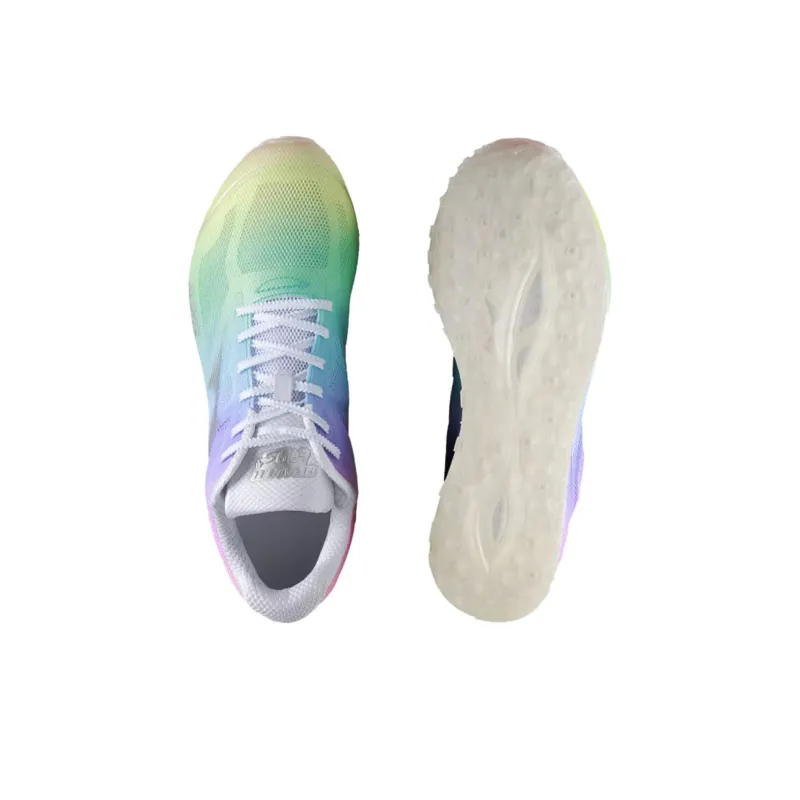 HEALTH Cushioning, Wear Resistant Low Top Running Shoes Unisex Purple Green-3
