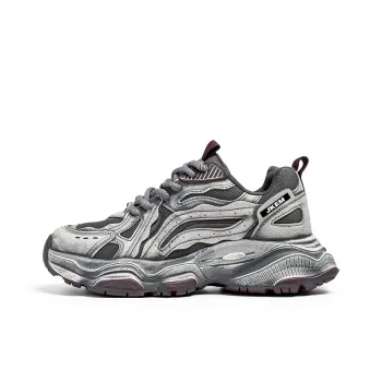 JKEM Shock Absorbers Slip Resistant Breathable Low Top Chunky Sneakers Men's