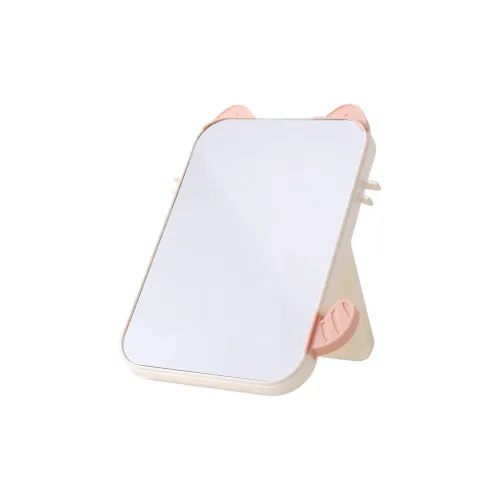 Gentle Welcome Instagram Style Plastic Kitten Desk Mirror Candy Cute Cartoon Desktop Single Sided Make Up Mirrors