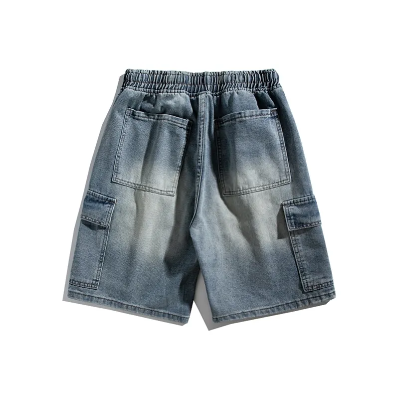 Jeep Fashion Sports Collection Denim Shorts Unisex-1