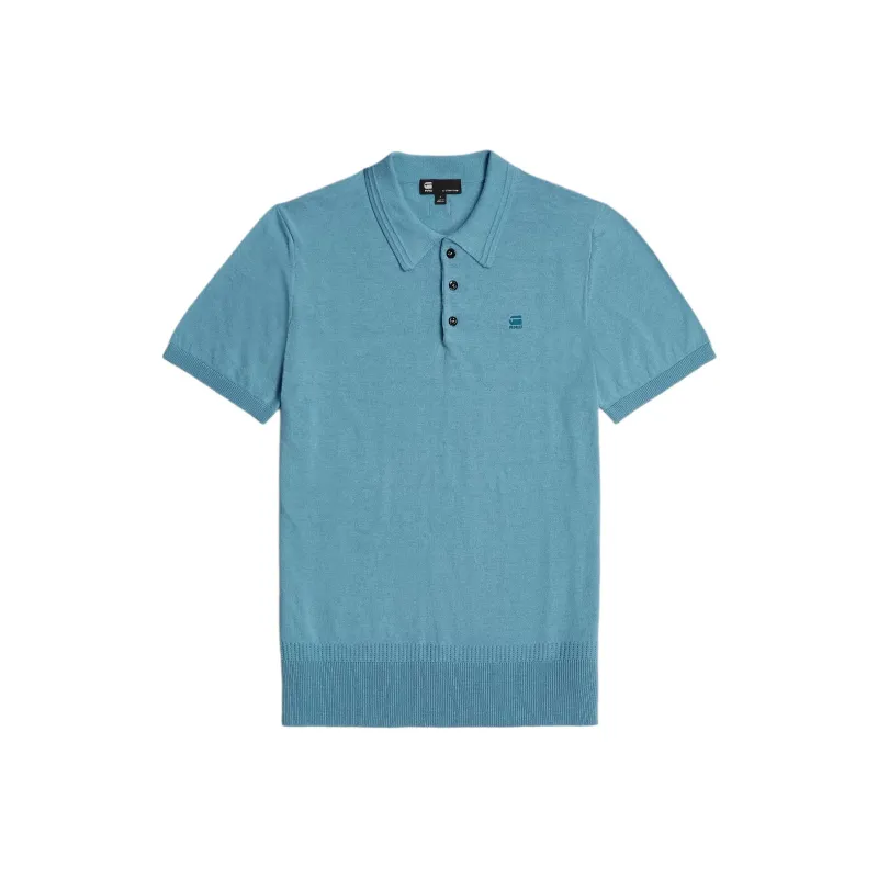 G STAR RAW Polo Shirts Men Medium Blue-0