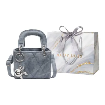 Miss Angel PU Lady Dior Bag, Shoulder Bag, Crossbody Bag, Handbag Tubas Women's Black/Khaki/Denim Blue