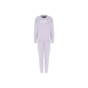 EMPORIO ARMANI EA7 Sweatshirt Set Women's Lavender Gray