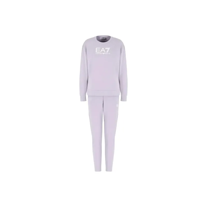 EMPORIO ARMANI EA7 Sweatshirt Set Women's Lavender Gray-0