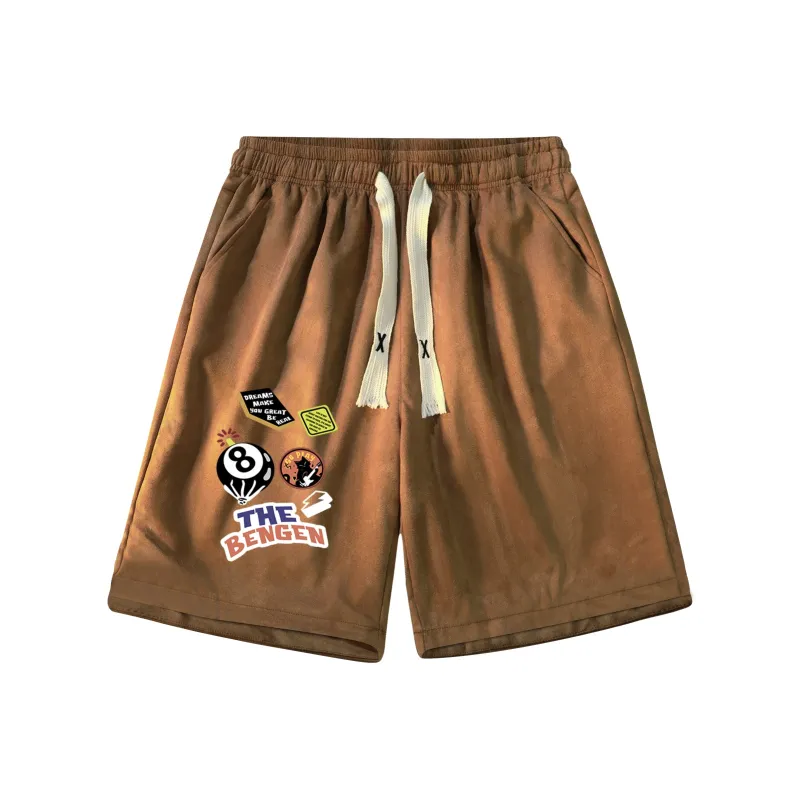 BENGEN Casual Shorts Unisex-8
