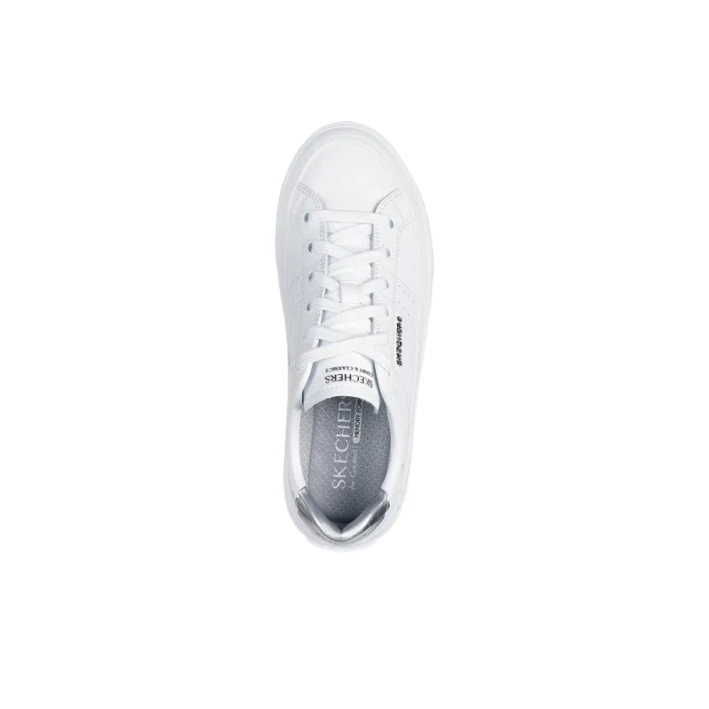 Skechers Selene Sophisticated Style Low Top Skateboard Shoes Women's White-4