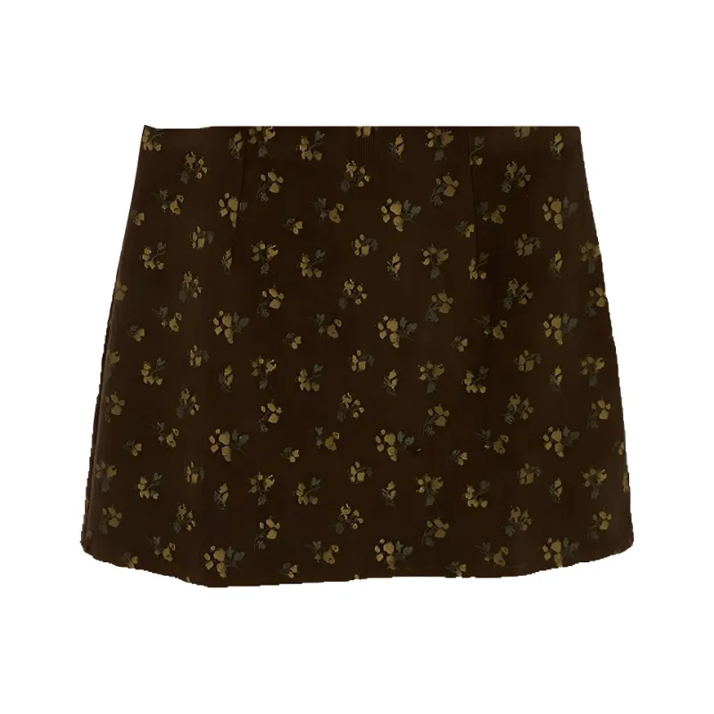 Gentle Welcome Casual Short Skirts Women's-0