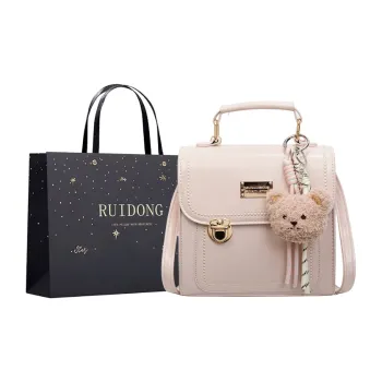 Smart PU Backpack Regular Women's Pink/Ecru/Black/Blue