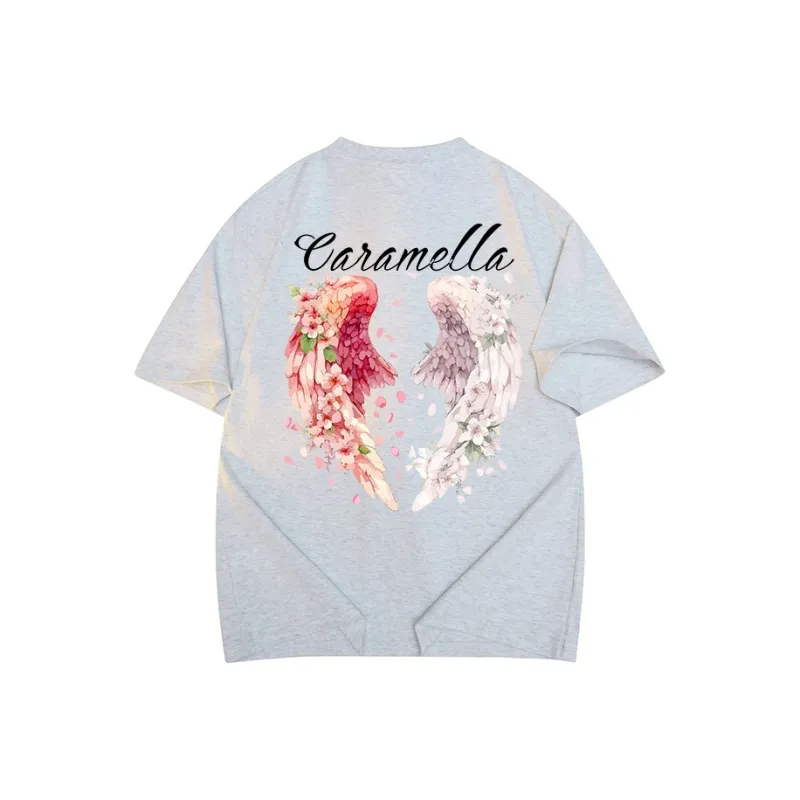 Caramella Drop Shoulder Sleeve T Shirt Women's-5