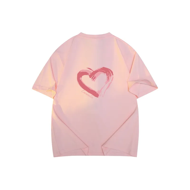 Caramella Drop Shoulder Sleeve T Shirt Women's-17
