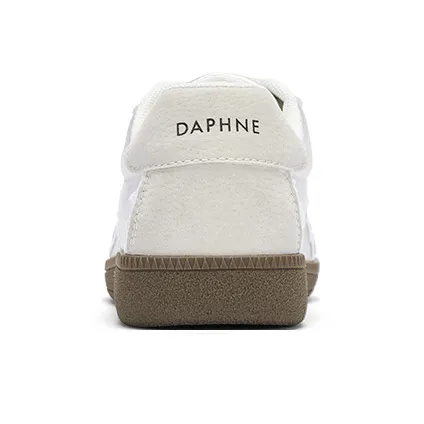 DAPHNE Low Top Skateboard Shoes Women's Silver-4