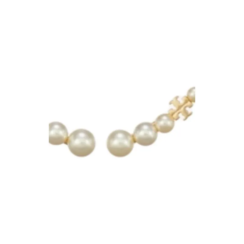 TORY BURCH Pearl Ear Crawler Earrings-2
