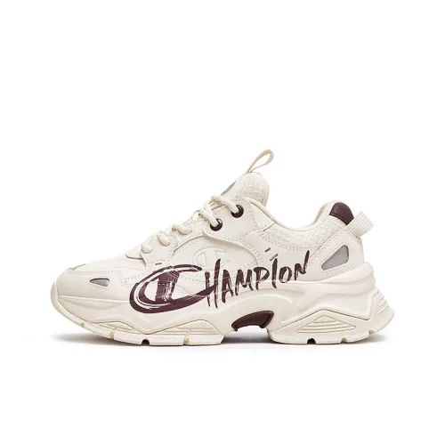 Champion Balance Low Top Chunky Sneakers Women's Linen/Night Brown Red