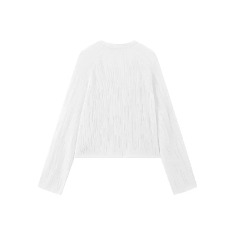 PEACEBIRD Knitwear Women's Champagne White-1