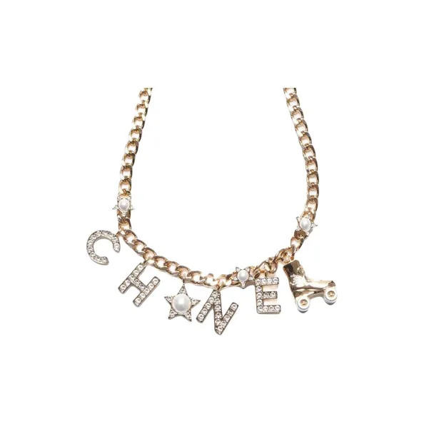CHANEL 2024 Logo lettering Necklace-0