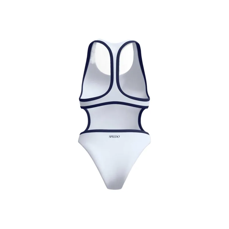 Speedo Jetstream Solid Bound Cut Out One piece Swimsuit Women's-1