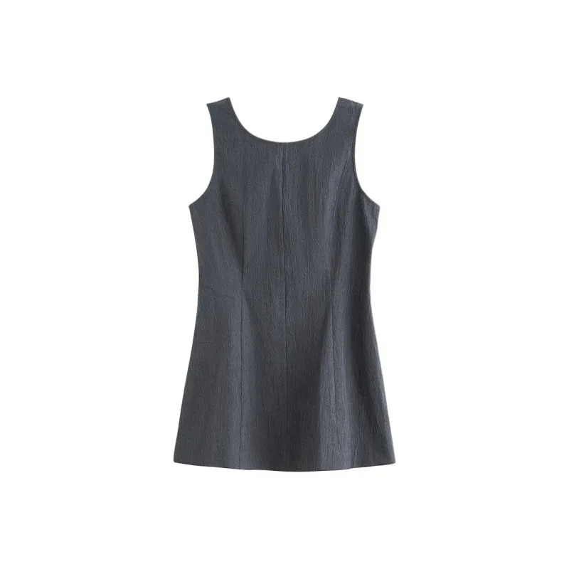 FANSILANEN Tank Tops Women's Washed Gray-0