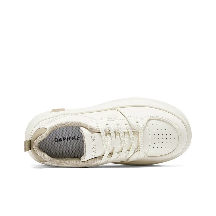 DAPHNE Low Top Skateboard Shoes Women's Apricot-4