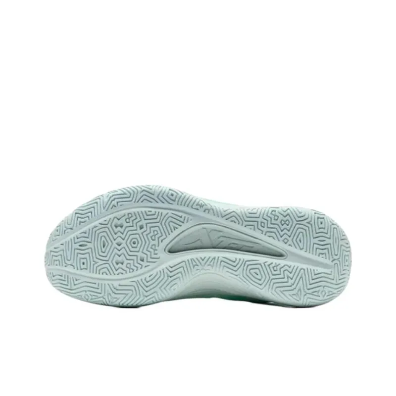 XTEP Wear resistant And Lightweight Low Top Torsion System Basketball Shoes Men's Cyan-4