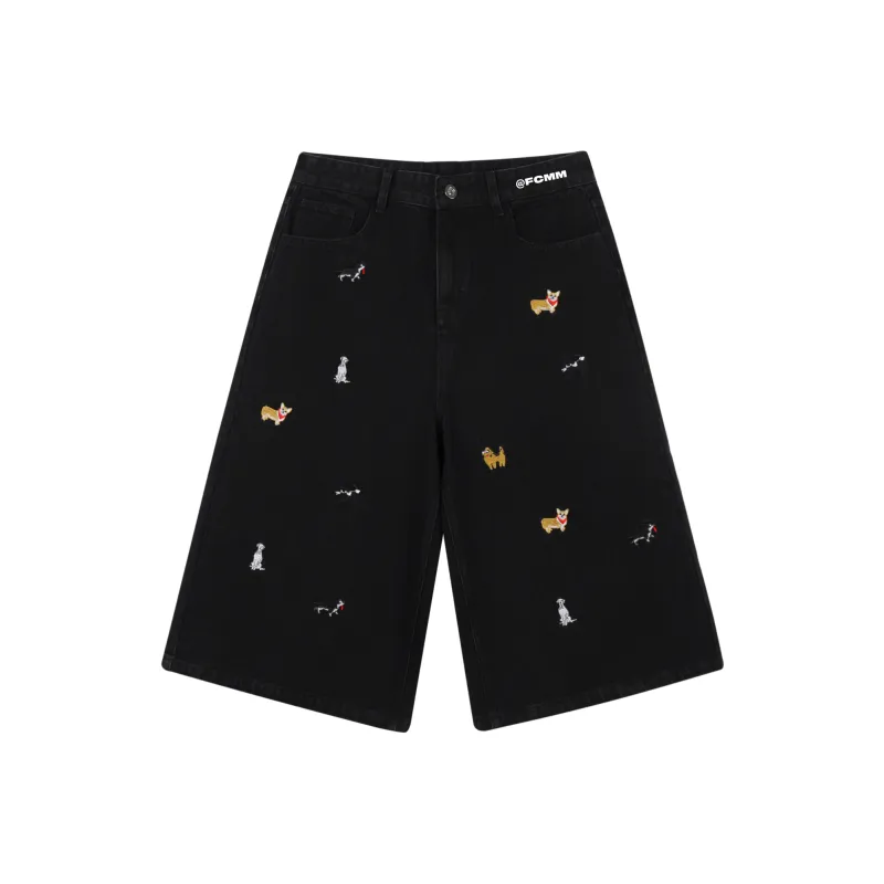 FCMM Denim Shorts Unisex-0