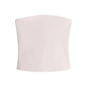 H&M Strapless Tops Women's Pink