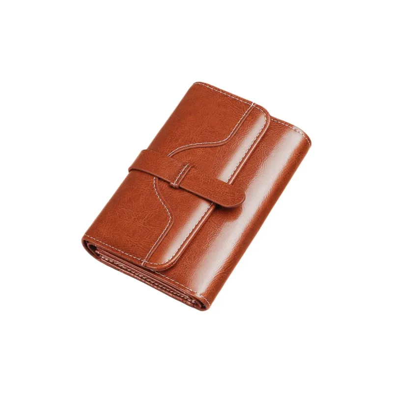 Gorora Cow Leather Wallet Regular Women's Multicolor-4
