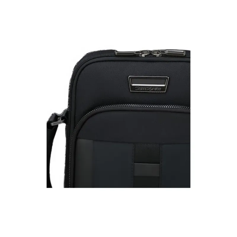 SAMSONITE Nylon Shoulder Bag, Crossbody Bag Medium Size Men's Black-4