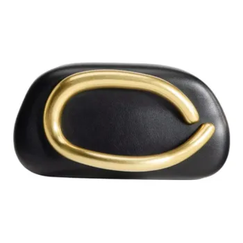 ZARA PU Crossbody Bag Clutch Trumpets Women's Black
