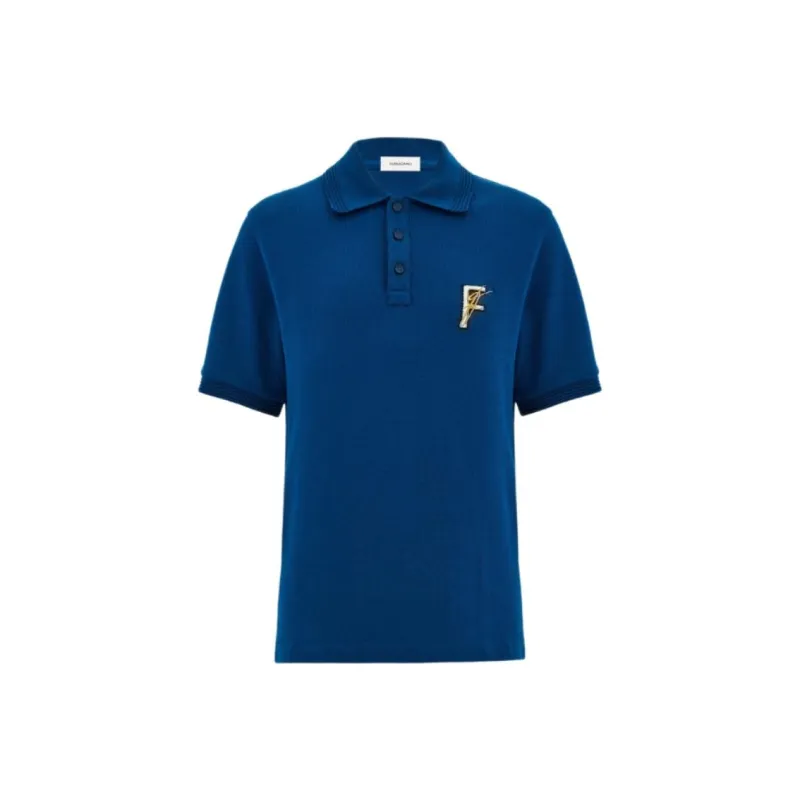 FERRAGAMO Polo Shirt Men's Cyan-0