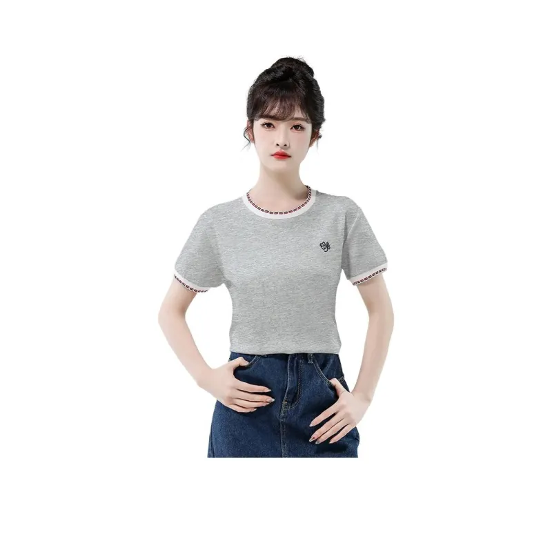 Flowers In Water Regular T Shirt Women's-0