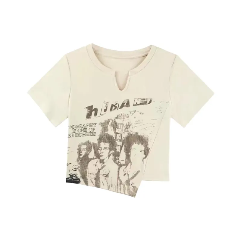ABBY GODDESS T Shirts Women's Apricot-0