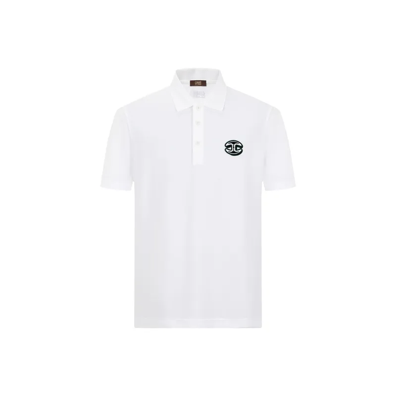 Cavalli Class Polo Shirts Men White-0