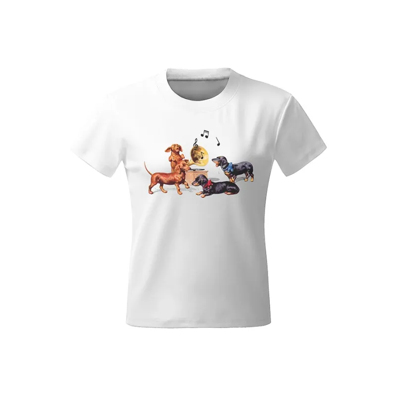 CHUANCHUANYEJIA Set in Sleeve T Shirt Women's-0