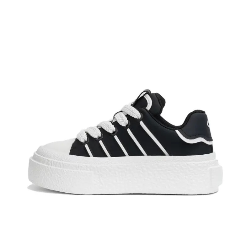 FOMOCE Slip Resistant, Lightweight, Breathable, Height Increasing Low Top Skateboard Shoes Women's-4