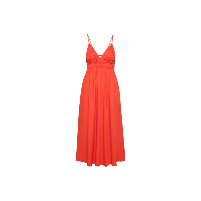 ARITZIA SS25 Fashion Solid Color Slim Fit V Neck Slip Dress Women's-0