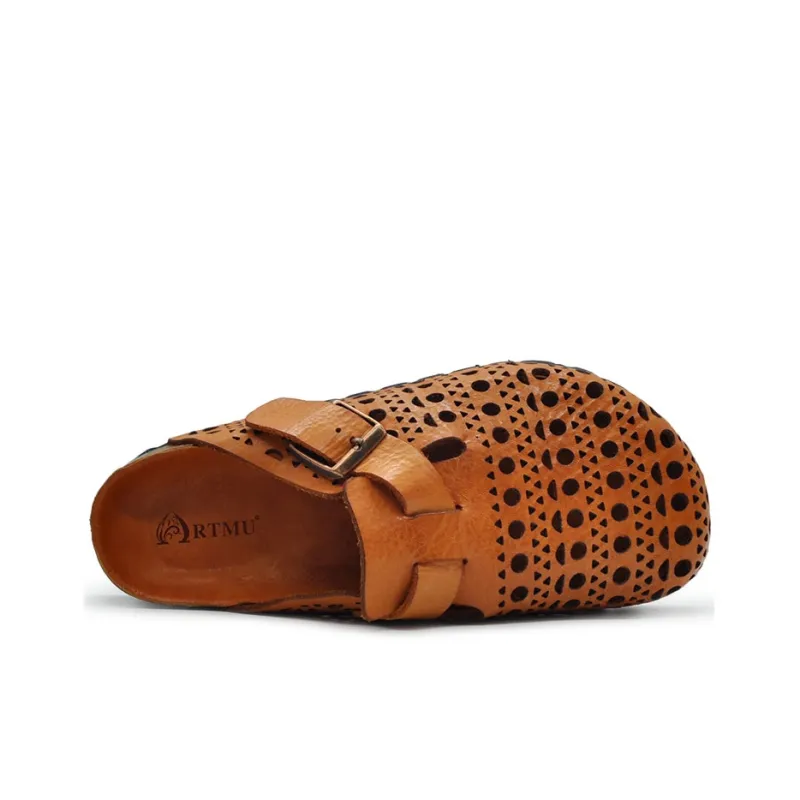 ARTMU Rubber Sole Closed Toe Slippers Women's-2