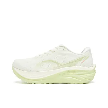 QIAODAN Navigation 600 Running Shoes Women's Low Top Ivory White/Apricot Pink