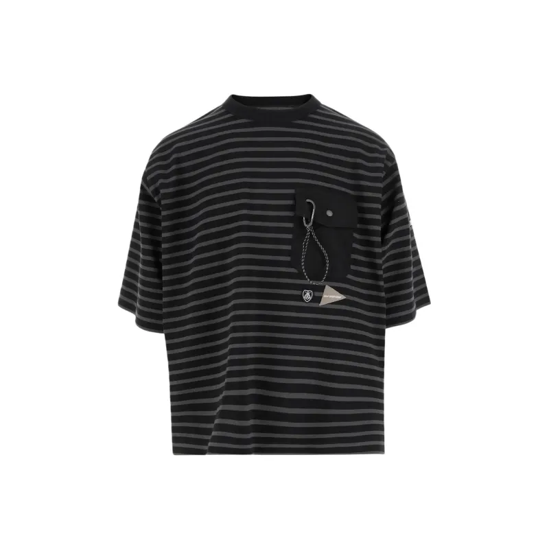 And Wander Striped T shirt-0