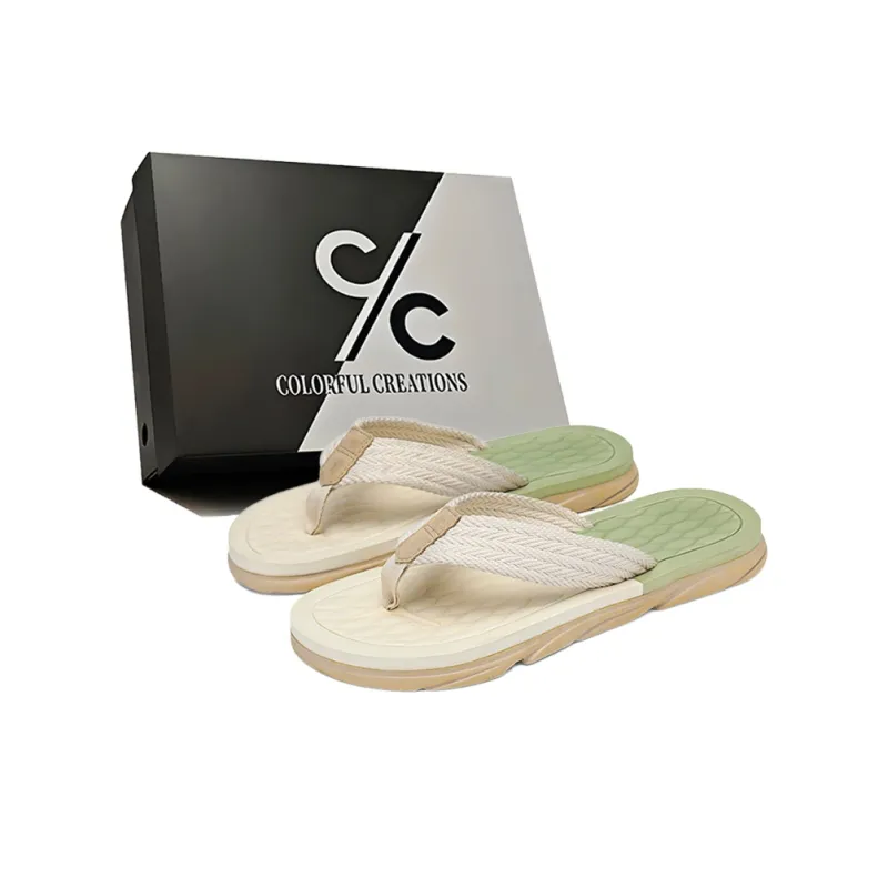 Colorful Creations EVA Quiet Abrasion Resistant Slip Resistant Quick Dry Flip Flops Men's-5