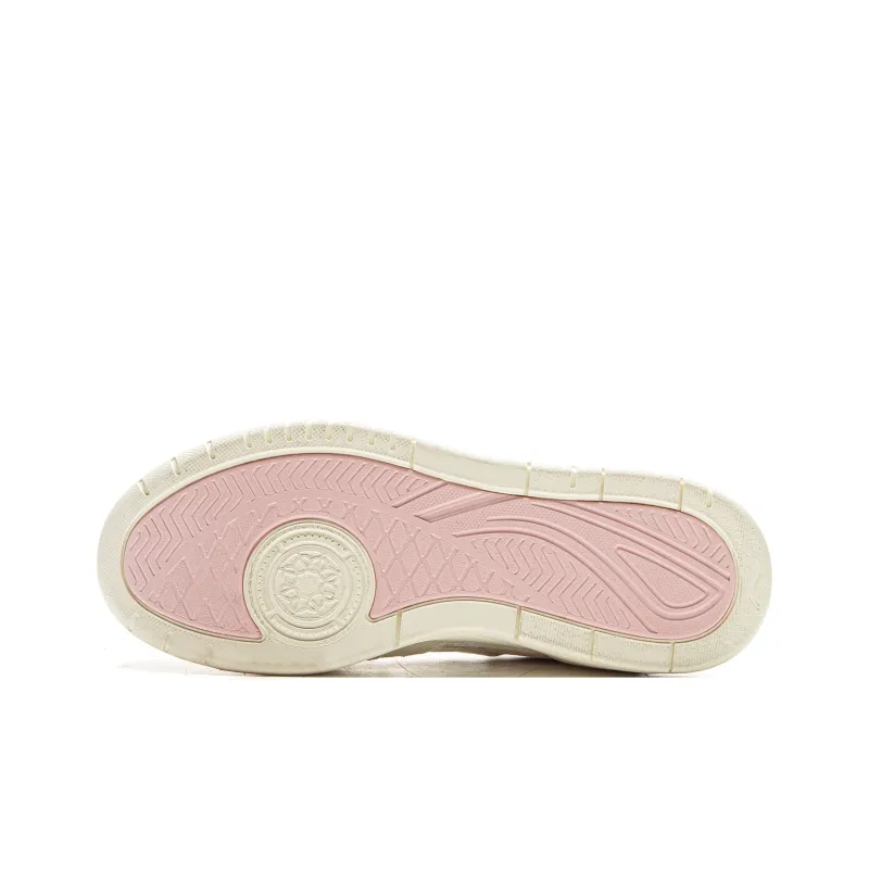 LINING Moon White 3 Skateboard Shoes Women's Low Top Xuan Paper White-6