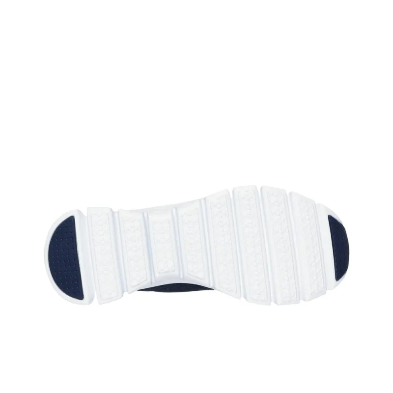 Skechers Glide Step Pursuit Low Top Casual Shoes Women's Navy Blue-4