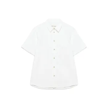 ARITZIA SS25 Denim Forum The '90s Vintage Shortsleeve Denim Shirt Women's