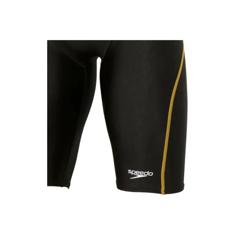Speedo Swimming Shorts Men's Black Yellow-2