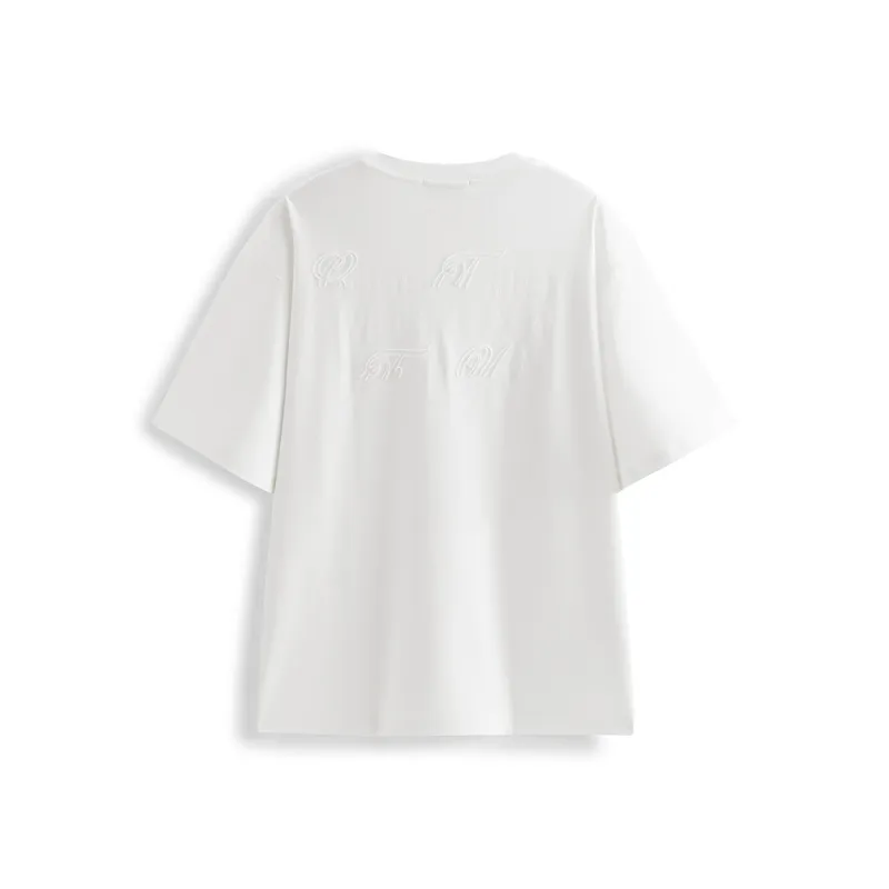 PEACEBIRD MEN T Shirts Men Bright White-1