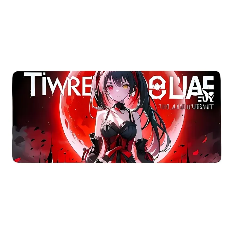 DANYIN Kurumi Tokisaki Extra Large Esports Computer Table Mats Anime Keyboard Pad Mouse Pads-24