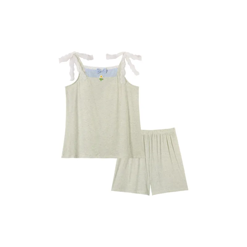 YUZHAOLIN Pajama Set Summer Women's-0