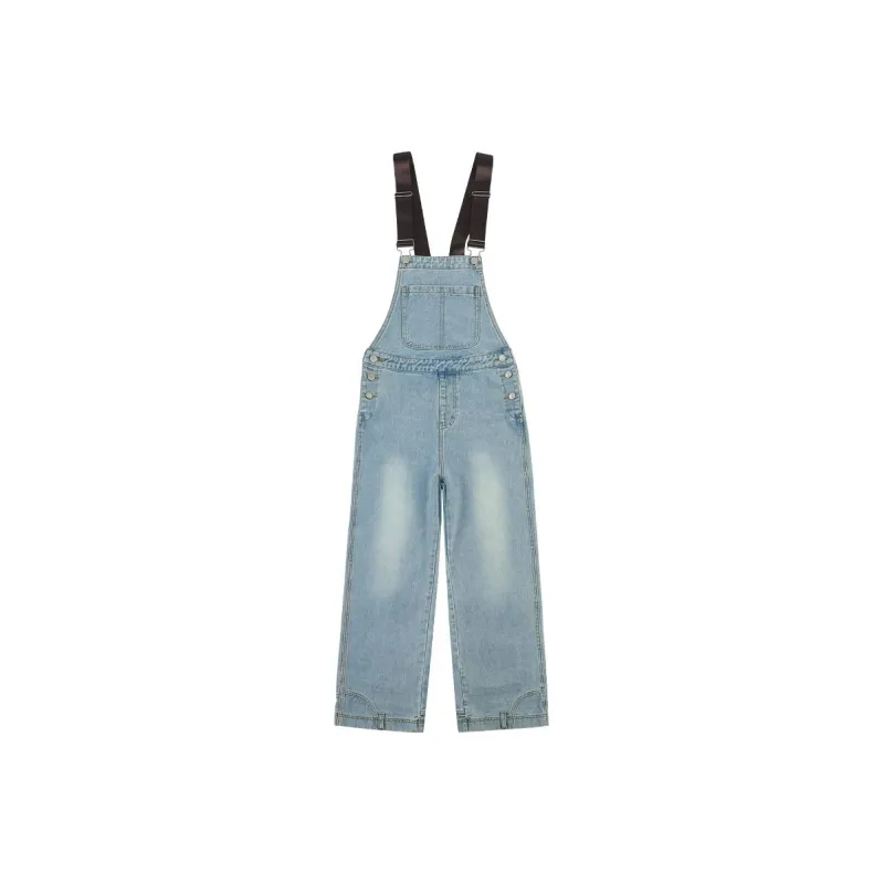 YINLEI Overalls Women's Light Blue-0