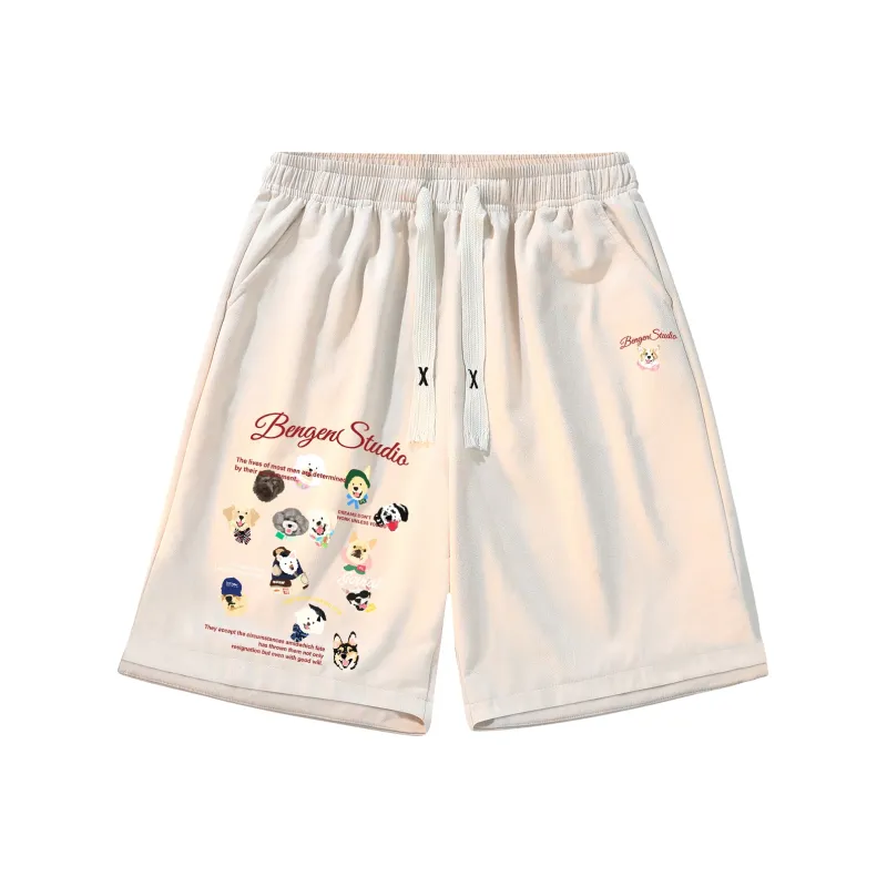 BENGEN Casual Shorts Unisex-14